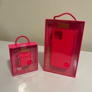 Sarina Case for Iphone 12/ 12 Pro & Case for Airpods